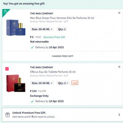 Myntra Loot: Buy2 TMC Perfumes & Get  1 Free 