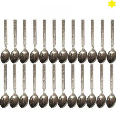 BZILO Stainless Steel Spoon Set, (Pack of 24)