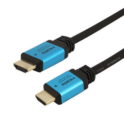 C & E 10 ft Ultra 4K HDMI Cable 60Hz HDR, High Speed 18 Gbps 2.0 BLUE 3.05 m HDMI Cable (Compatible with HDTV, Blue)