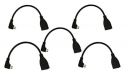 C & E 5 Pack-Micro USB OTG to USB 2.0 Adpater OTG Cable-Right Angle...