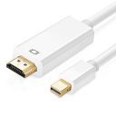 C & E 6ft Mini Display Port to HDMI (White) w (Gold Plated)...