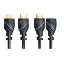 C & E Gold Plated 4K |HDMI Male to Male | HDMI Male to Female | COMBO PACK [ 10-Ft ] 2 Pack...