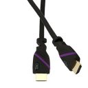C & E Gold-Plated SOFT-PVC High-Speed HDMI Cable with ARC (6 Feet) Supports Ethernet 1.4V, 3D, 4K video,1080P, (Black/PURPLE)...