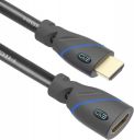 C & E 4K HDMI cord HDMI to HDMI cable @30Hz with Ethernet 1.5 ft Male to Female /0.46 Meter (Black, For TV)...