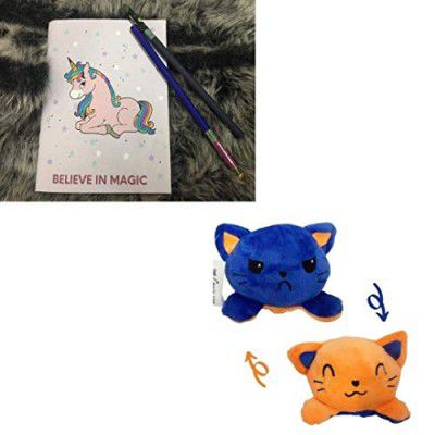 Caaju Combo of Pink Diary and Dark Blue Orange