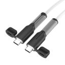 Cable End Protector ONLY SUITABLE FOR iPhone Lightning Charger Cable (Type-C to Type-C) Protective Dust Waterproof Cover Reinforced Protector Cap...