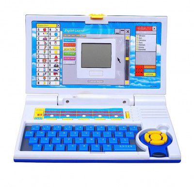 Cable World Educational Laptop Computer Toy for Kids Above 3 Years