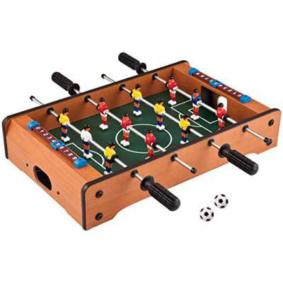 Cable World Mid-Sized Foosball,Table Soccer Game, 4 Rods, 20 Inches (50 Cms)