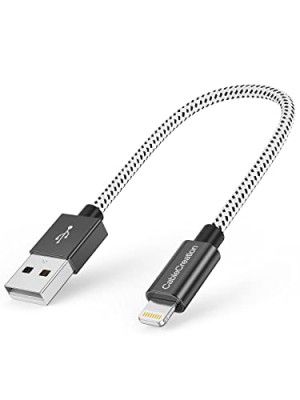 CableCreation 0.5 Feet Short Lightning to USB Data Sync Cable [MFi Certified] Compatible