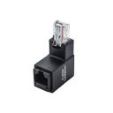 CableCreation Ethernet Adapter, Cat5e/Cat6 Up Angle Ethernet Adapter, 90 Degree and 270 Degree RJ45/ 8P8C Ethernet Female to RJ45/ 8P8C Male Adapter...