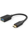 CableCreation Short USB Type C to USB 3.0 Female Adapter, 0.5 FT (Gen1) USB3.1 Type C to Type A Adapter OTG Cord Compatible with MacBook Pro, Galaxy S8, S9, etc, Black...