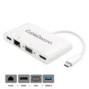 CableDeconn 4in1 USB-C to HDMI 4K VGA USB3.0 Hub Gigabit Ethnernet...