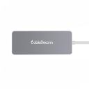 CableDeconn Thunderbolt 3 Dock HDMI Ethernet RJ45 USB Type-C HUB Adapter Multiport USB3.0 USB C Charge TF SD Card Cable for MacBook PRO 2017 (Silver)...