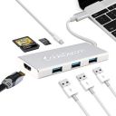 CableDeconn USB c hdmi USB hub Thunderbolt 3 Multiport Dock Type-c to hdmi 4k USB 3.0 Adapter Cable Compatiable with MacBook pro dell xps Surface Book hp, D0205...
