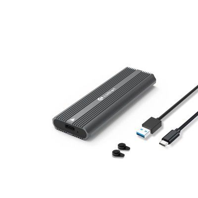 Cablet M.2 NVMe SSD Enclosure (MS201-C3-GY-BP)