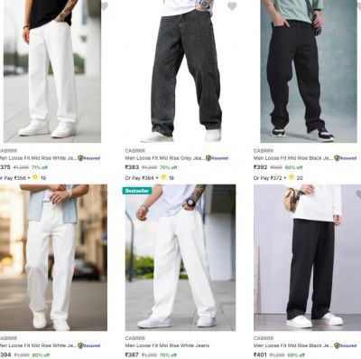 Upto 71% OFF - Cabrrr Mens Jeans Starts At Rs.375