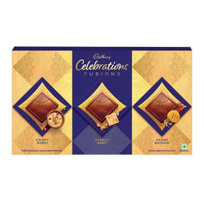 Cadbury Celebrations Fusions Chocolate Diwali Gift Pack, 108 g