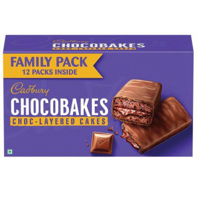 Cadbury Chocobakes ChocLayered Cakes, 228 g