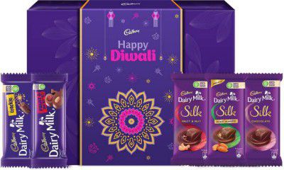 Cadbury Dairy Milk Happy Diwali Gift Box Bars  (245 g)