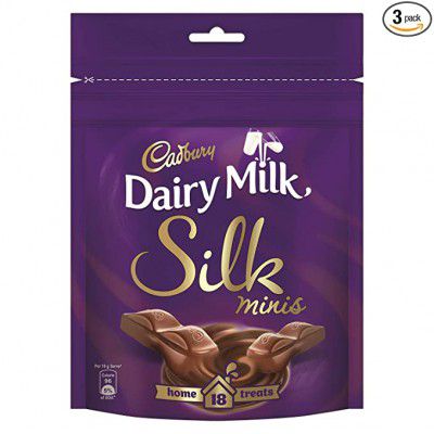 Cadbury Dairy Milk Silk Chocolate Home Treats, 162gm - Pack of 3