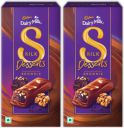 Cadbury Dairy Milk Silk Desserts Brownie Chocolate Bars  (2 x 140 g)...