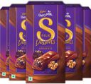 Cadbury Dairy Milk Silk Desserts Brownie Chocolate Bars  (5 x 140 g)...