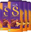 Cadbury Dairy Milk Silk Desserts Plum Cake Chocolate Bars (4 x 140 g)...