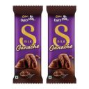 Cadbury Dairy Milk Silk Ganache Chocolate Bar, 146 g (Pack of 2)...