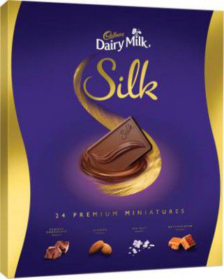 Cadbury Dairy Milk Silk Miniatures Chocolate Gift Box Bars (240 g)
