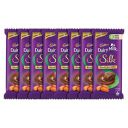 Cadbury Dairy Milk Silk Roast Almond with whole nuts Chocolate Bar 58g - Pack of 8...