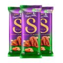 Cadbury Dairy Milk Silk Roasted Almonds Chocolate Bar, Pack of 3 x 143g...