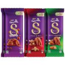 Cadbury Dairy Milk Silk Small Chocolates Combo (2 x Bubbly 50g, 2 x Roast Almond with whole nuts 58g and 2 x Fruit and Nut 55g)...