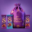 Cadbury Dairy Milk Silk Special Assorted Valentine's Chocolates Potli Gift Pack with Teddy keychain,232 gram...