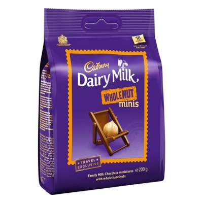 Cadbury Dairy Milk Wholenut Minis 200 g