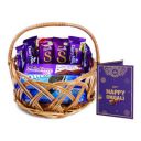 Cadbury Diwali Treats Basket Chocolates and Biscuits Gift Pack, 660 g...