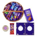 Cadbury Diwali Treats Chocolate Gift Basket with Diya and Greeting Card, 810.5 g...
