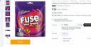 Cadbury Fuse Peanut & Caramel filled Chocolate Home Treats Bars  (108.5 g)...