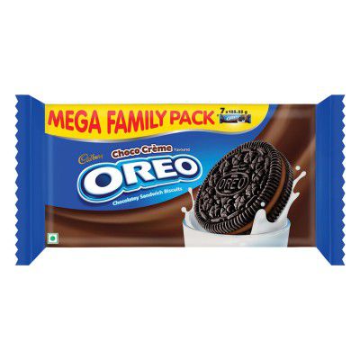 Cadbury Oreo Chocolate Flavour Crème Sandwich Biscuit, 876.75 g