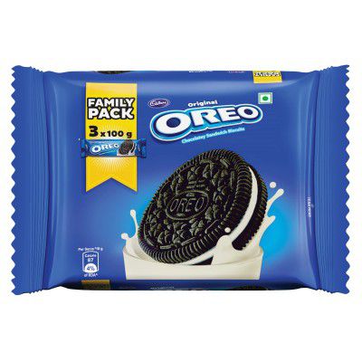 Cadbury Oreo Vanilla Flavour Crème Sandwich Biscuit, 288.75 g