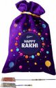 Cadbury Silk Kids Rakhi Special Potli Assorted Gift Box  (Gold, Purple)...