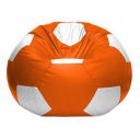 caddyFull XL Football Bean Bag Without Beans (Orange and White)...