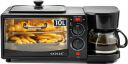 Cadlec 10-Litre 3 in 1 Breakfast Maker With Oven (OTG) (MultiChef Pro, Black)...