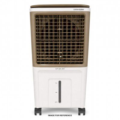 Cadlec AeroFlow 40L Personal Air Cooler For Home, High Speed Fan with Powerful Air Throw, Inverter Compatible, Anti-Bacteria Honeycomb Pad, 3 Year Warranty | White