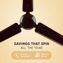 CADLEC Breeza 1200mm/48 inch Ceiling Fan...