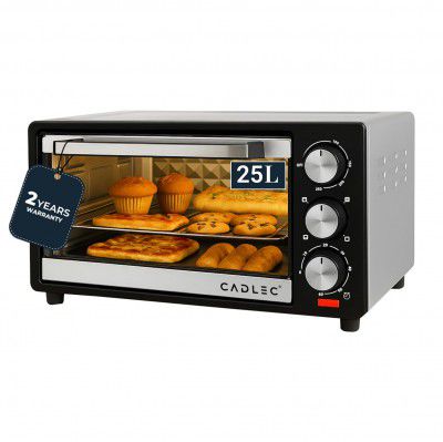 Cadlec MultiChef Multi-Function OTG for Kitchen, 25 Litre, 1300W - Silver