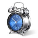 Cadmos Loud Alarm Clock for Heavy Sleepers Adults,Retro 4 Inch Silent Non-Ticking Quartz with Backlight,Twin Bell Analog Kids Alarm Clocks for Bedrooms Bedside (Blue)...