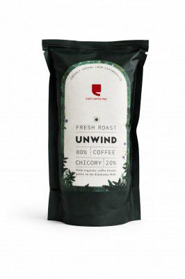 Cafe Coffee Day-| Unwind(80% Coffee & 20% Chicory) | 200 Gm | Medium To Dark Roast