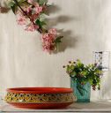 Caffeine Ceramic Handmade Orange Morocco Decorative Bowl 8 inch (Set of 2)...