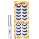 CALAILIS False Eyelash, 10 Pairs with 5g False Eyelash Glue...