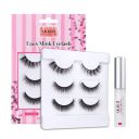 CALAILIS False Eyelash, 3 Pairs with 5g False Eyelash Glue (CS14)...